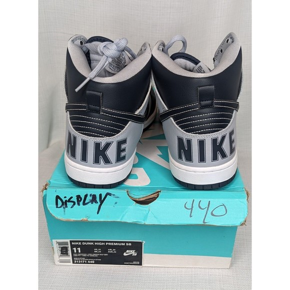 Nike Dunk High Premium SB Dark Obsidian/Wolf Grey  313171-440 size 11